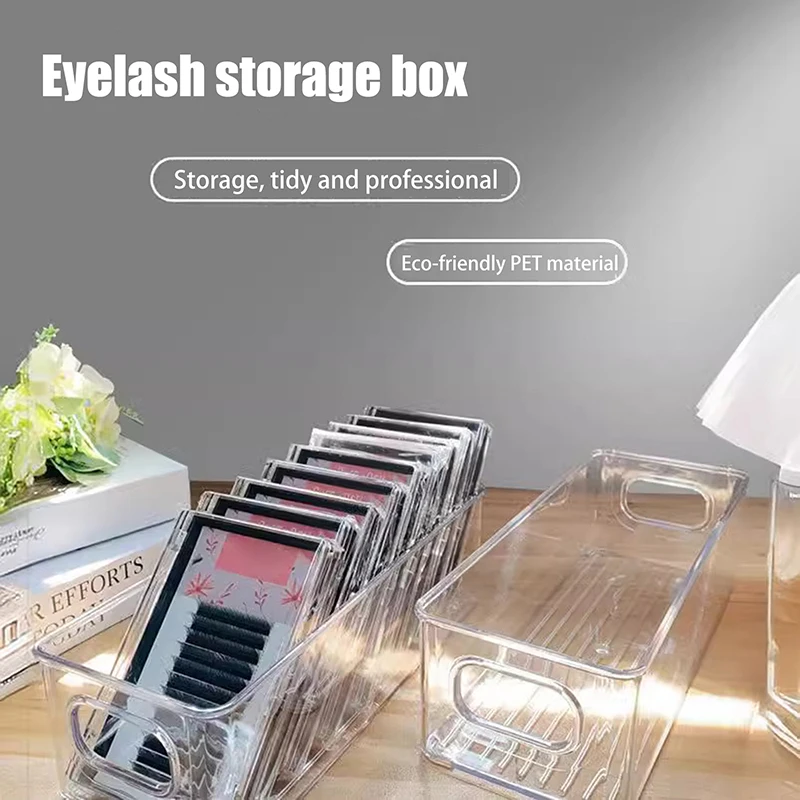 Transparente Wimpern-Aufbewahrungsbox, Make-up-Organizer – Bild 4