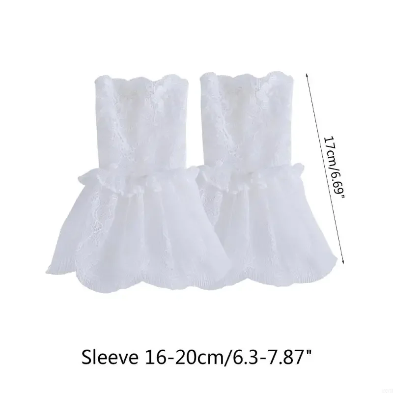 Elegante, abnehmbare Hochzeitsmanschetten für Damen – Bild 6