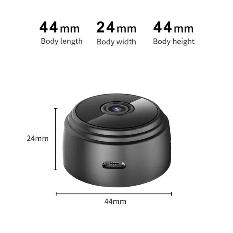 A9 Mini WiFi Kamera Fernbedienung Drahtlose infrarot 720p HD – Bild 5