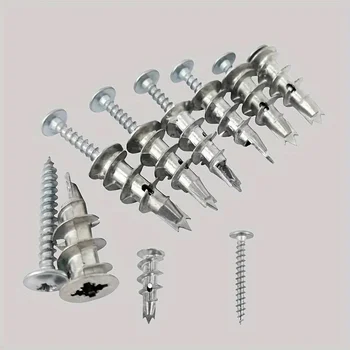 Diamantbeschichtete Platinenankern, spiralförmige Expansionsschrauben, robuste Metallwandankern (25 Stück)