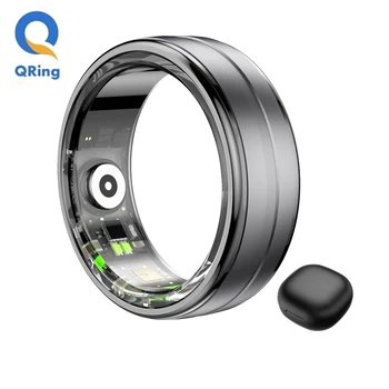 R06 Smart Ring mit Ladeetui, Herzfrequenz- und Blutsauerstoff-Monitor, IP68 & 5ATM Wasserdicht
