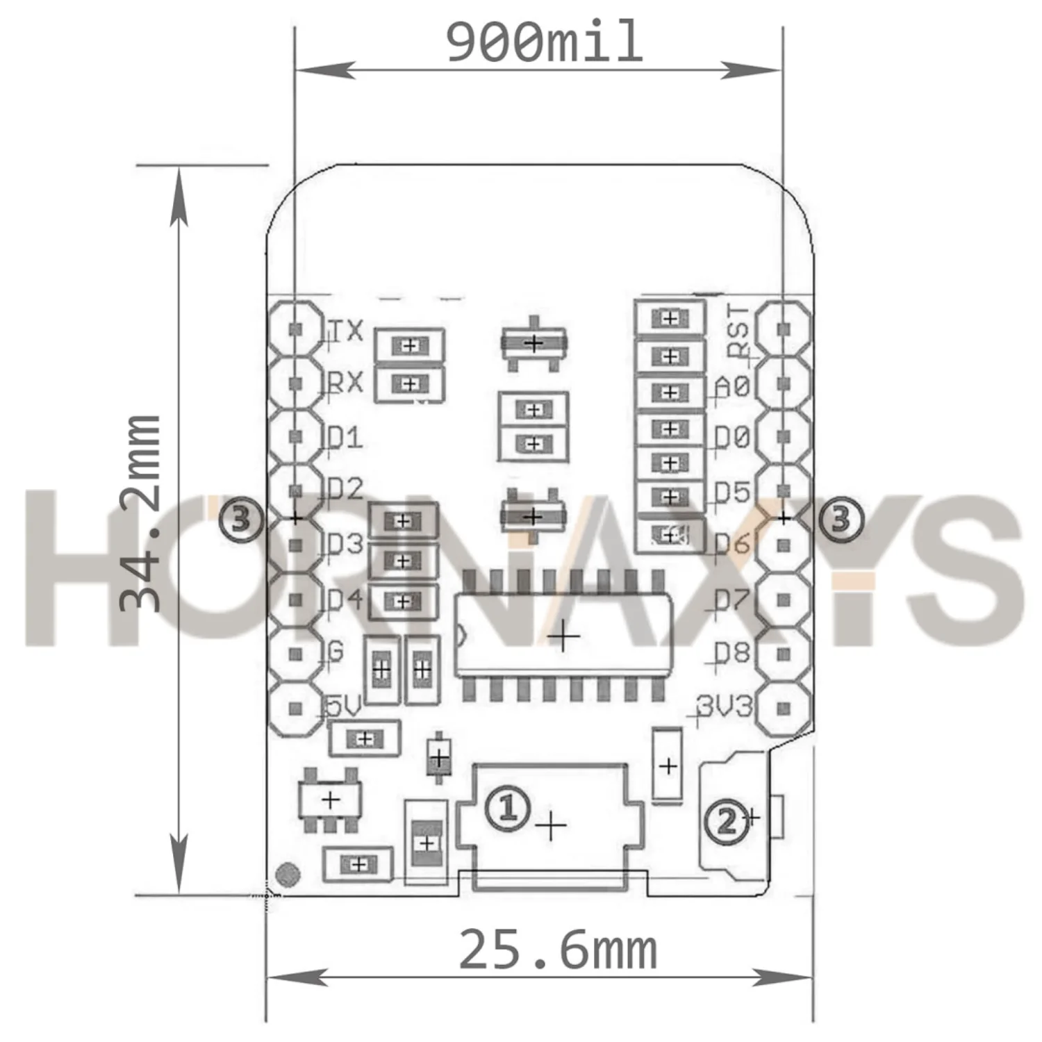 1-10PCS/WeMos D1 Mini TYPE-C/Micro USB ESP8266 ESP-12F CH340G – Bild 5