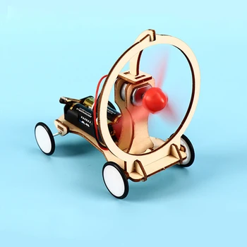 DIY elektrisches Blasauto-Spielzeug für Kinder, Studenten, physikalische Wissenschaftsexperimente, Lernset