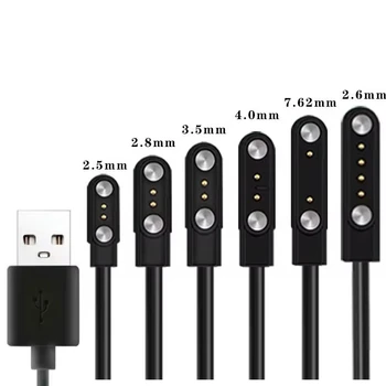 2-Pin- und 4-Pin-Smartwatch-Dock-Ladeadapter USB-Ladekabel für Erwachsene/Kinder Smartwatch-Ladekabel Zubehör
