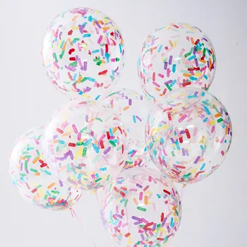 Eiscreme-Luftballons, Geburtstag, Hochzeit, Party, Dekoration, lange Streifen, Papier, Konfetti (10 Stück)