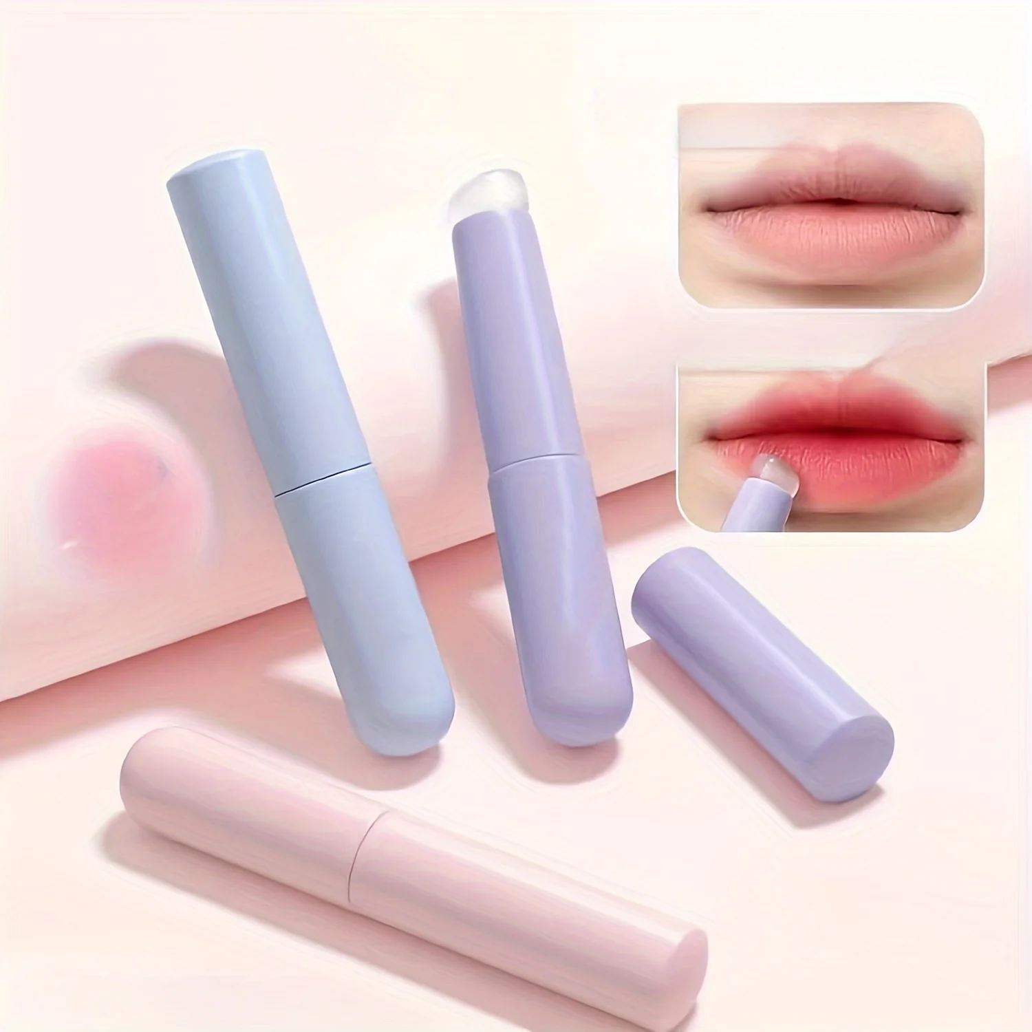 Silikon-Lippenbürste mit ABS-Kunststoffgriff, tragbarer – Bild 3