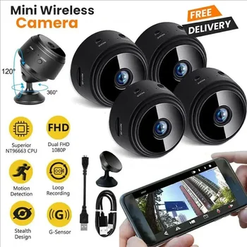 WLAN-Überwachungskamera für Zuhause, Innenbereich, Audio, Drahtlose Kamera, HD 1080P