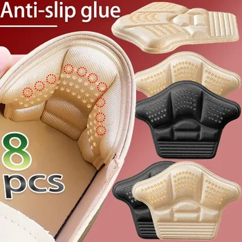 5D Anti-Verschleiß Fersenpolster Turnschuhe High Heels hinten Anti-Fall-Einlegesohle Selbstklebende
