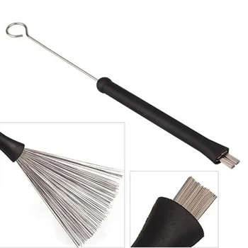 Einziehbare gewellte Trommel bürsten Teleskop Percussion profession elle Draht bürsten Drumsticks Trommel