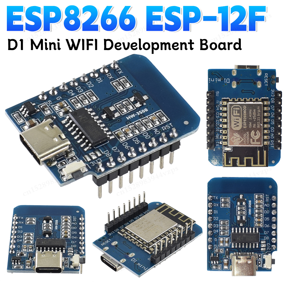 1-10 Stück Typ-C D1 Mini NodeMcu ESP8266 ESP-12F Mini NodeMCU – Bild 3