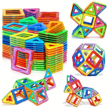 Magnetische Blöcke zum Bauen, verbessern die Kreativität, praktische Fähigkeiten, 3D-Puzzle-Design-Spielzeug