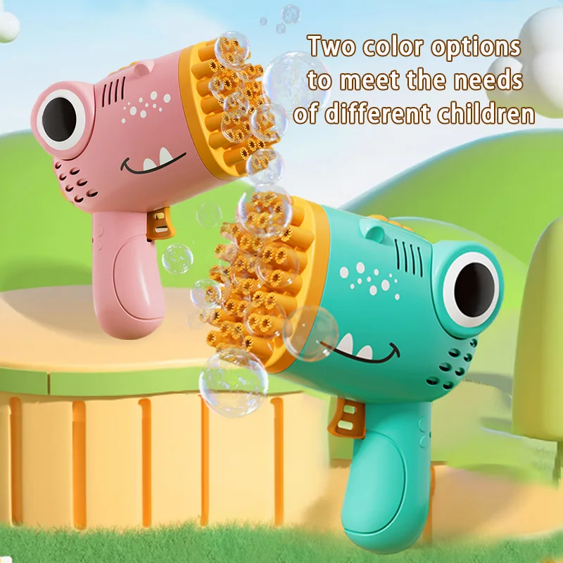 40 Loch Dinosaurier Blase Handheld Bubble Machine – Bild 6