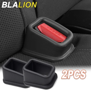 BLALION 2PCS Auto Sicherheitsgurt Slot Fixer Sicherheitsgurte Schloss Schnalle Befestigung