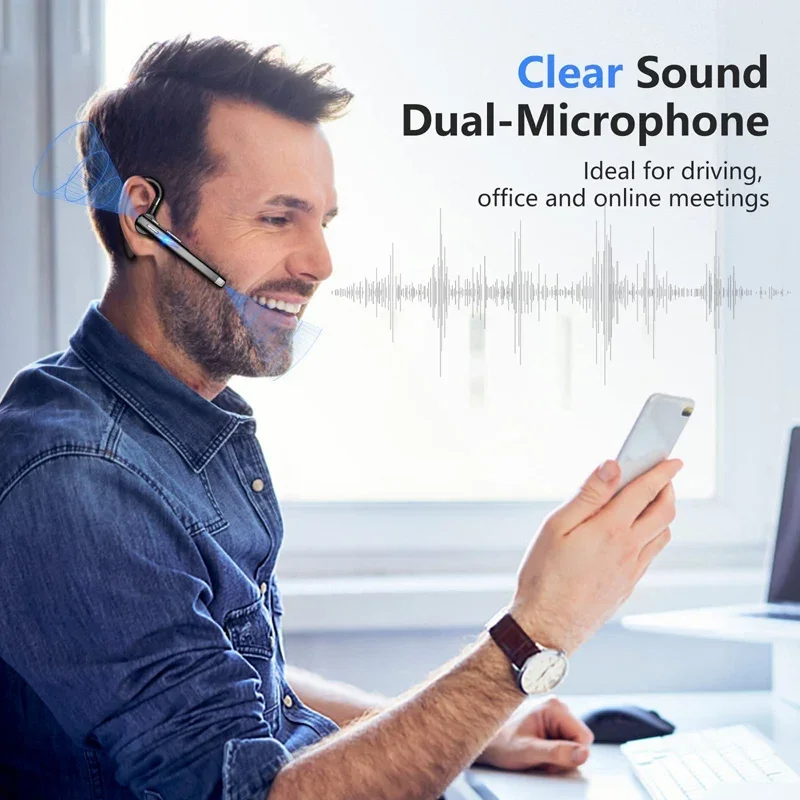 Drahtlose Kopfhörer mit Mikrofon Bluetooth Fone De Ouvido – Bild 4