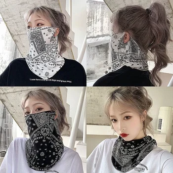 Mode Punk Sonnencreme Maske Für Männer Frauen Sommer Gesicht Hals UV Schutz Ohr Schal Hip Hop Outdoor Sport