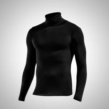 Herren-Thermounterwäsche mit Rollkragen, Revers, Herbst, dünn, Modal, Herbst und Winter, langärmeliges