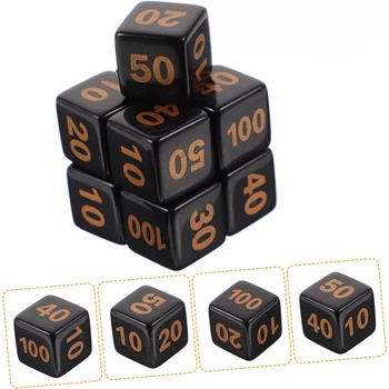 14 mm 0,55 Zoll Acryl Battle Deck Exklusive Schadenzähler Würfel für Pokemon-Spiel (10 Stück)