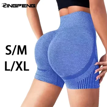 Frauen Yoga Shorts Hohe Taille Workout Shorts Fitness Yoga Lift Butt Fitness Damen Yoga Gym Running Short