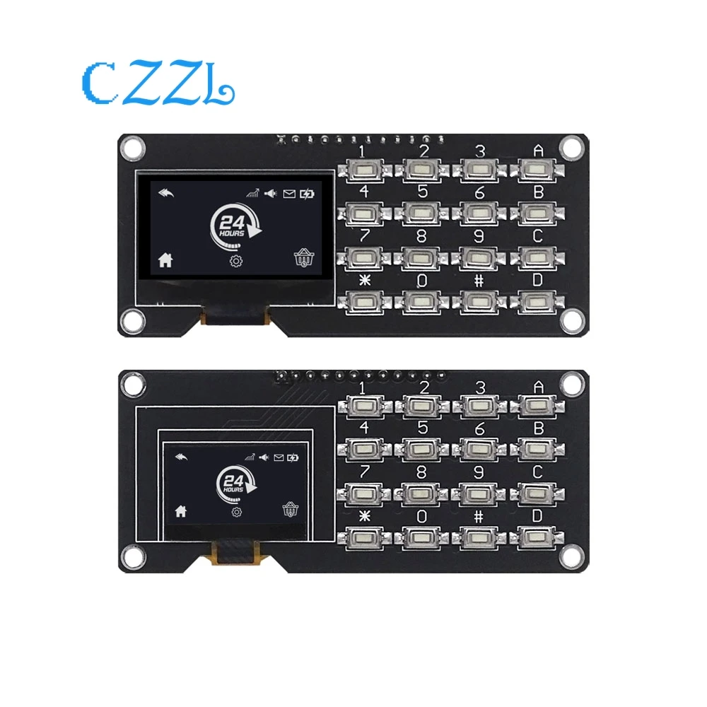 0,96 Zoll/1,3 Zoll weißer SSD1315-Treiber IIC+Taste
