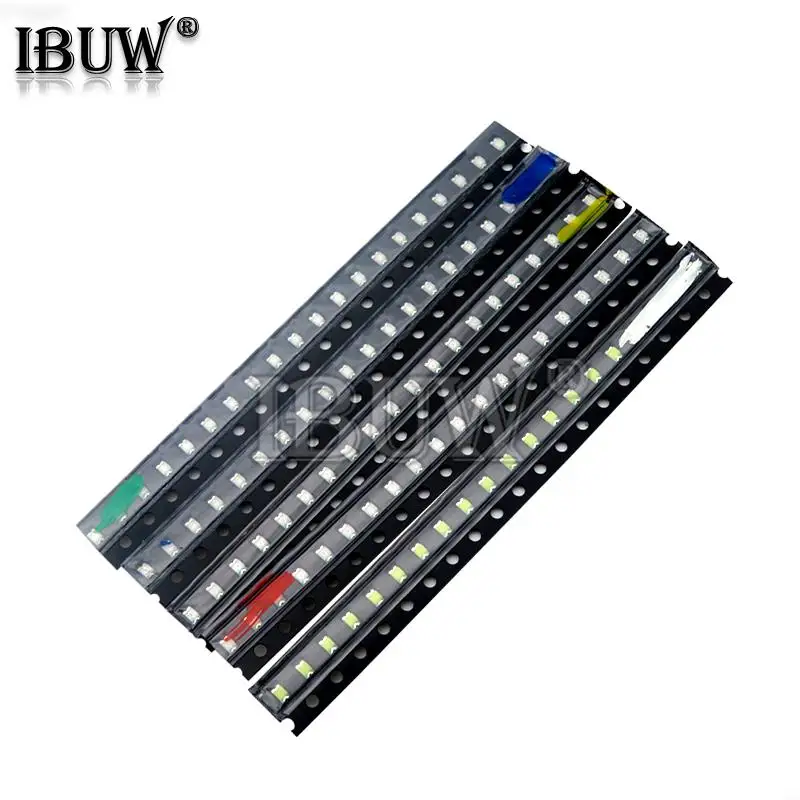 100 Stück = 5 Farben x 20 Stück 5050 5703 1210 1206 0805 0603