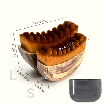 Mit Box Gesichtsbürste Hautschaber Guasha Konturierte Lymphdrainage-Massage Gesichtsformung Schaber