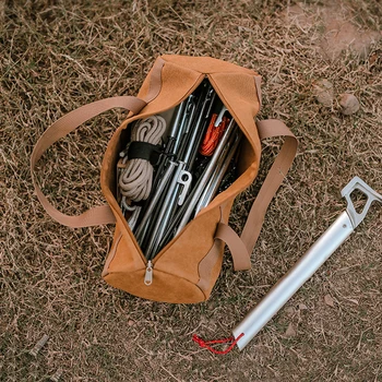 Camping Werkzeuge Aufbewahrung tasche große Kapazität Zylinder Zelt Pfahl Tasche leichte Zelts tift Boden