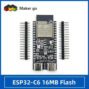 ESP32-C6 16 MB Flash ESP32 WiFi + Bluetooth Internet der Dinge ESP Entwicklungsboard Kernplatine