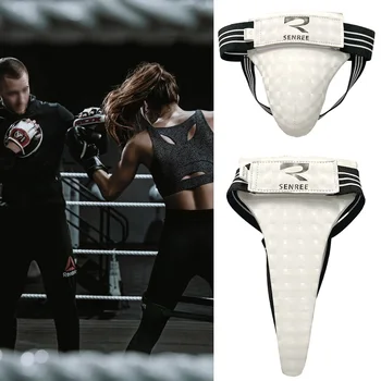 Kampfsport Tiefschutz Verdickter 3D-Schutz Taekwondo Training Cup Sport Schutzausrüstung Leder Kung Fu