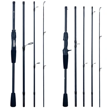 FLENHAI Spinning Baitcasting Reise Carbon Mini Angelruten 1,8 ~ 2,4 m Casting Gewicht 5-30g M Schnelle Köder