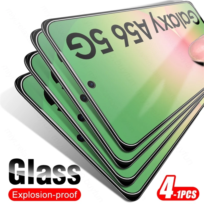 4-1 Stück 9H Gehärtetes Glas Displayschutzfolie für Samsung