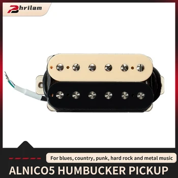 Phrilam Pro HH High Output Alnico5 6-Wege & 6-fach verstellbare Humbucker-Tonabnehmer für Hals/50mm 7,6K