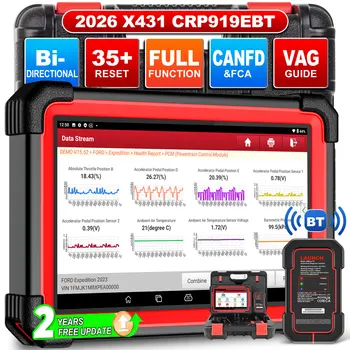 2026 LAUNCH X431 CRP919E BT Bidirektionales Diagnosegerät, Vollsystem-Diagnosescanner, 31+ Reset-Funktionen