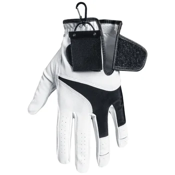 Tragbarer Golf-Handschuhhalter zum Aufhängen mit Magic Tape-Clip. Lässt sich an Taschen und Hosen