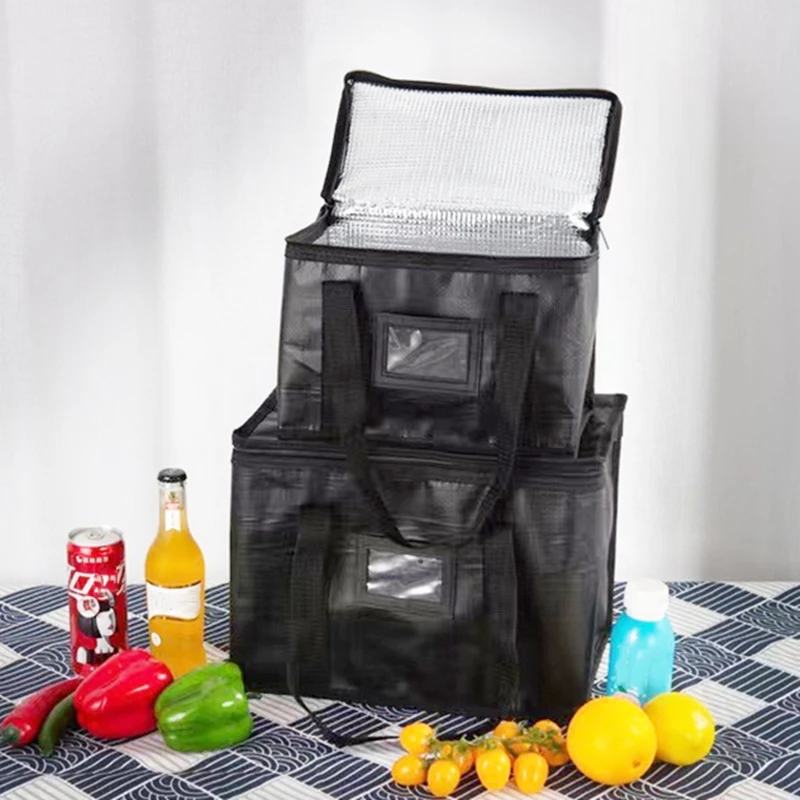 Tragbare große isolierte Taschen für Lebensmittellieferung – Bild 2