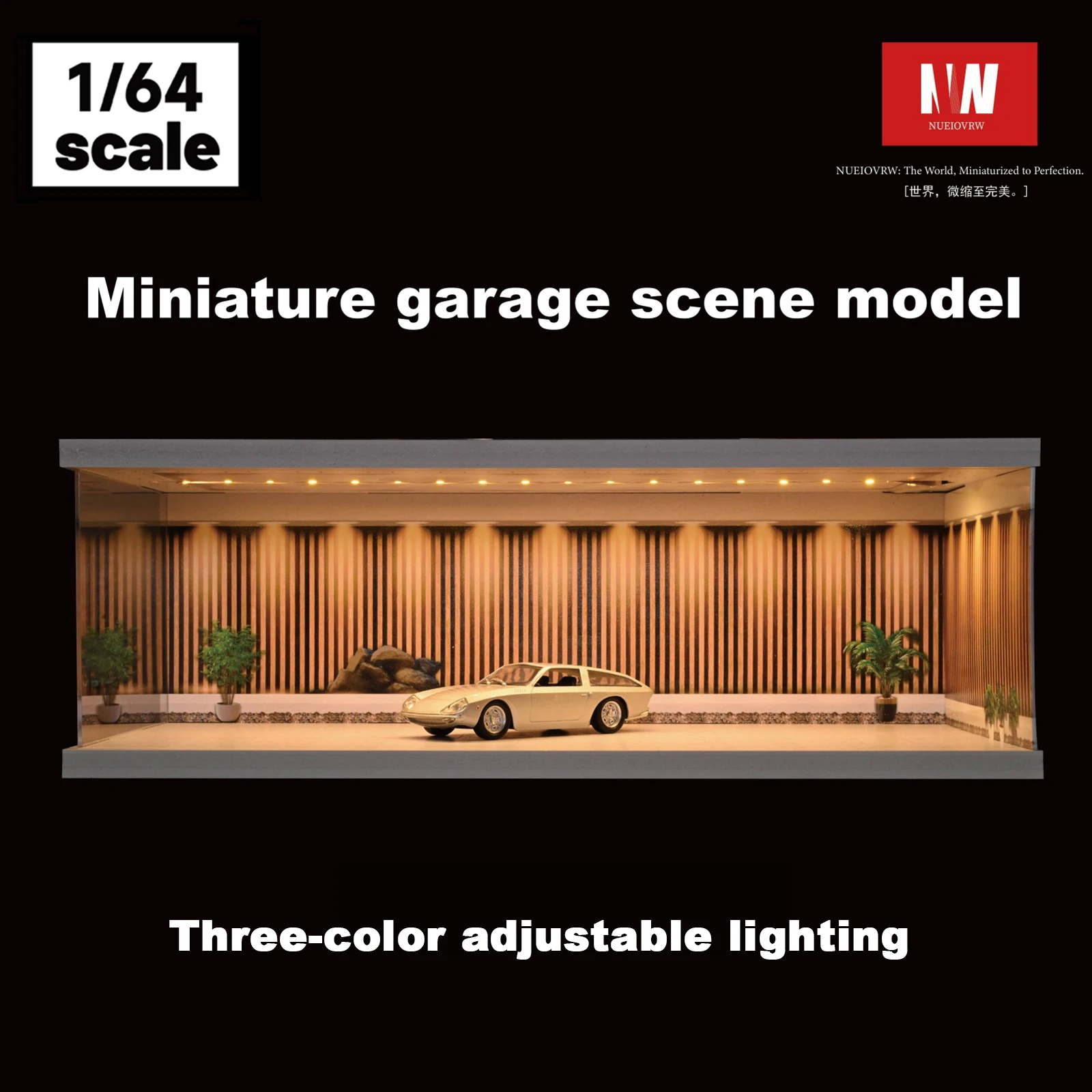 1/64 Diorama Auto-Garagenmodell Auto-Parkplatz – Bild 4