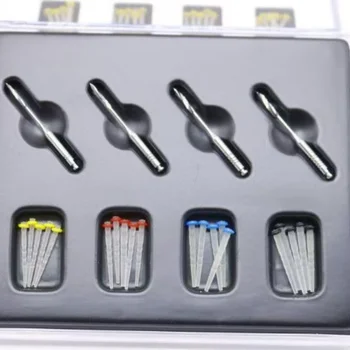 Schachtel Zahnmedizin Dental Faser Beiträge Bohrer Kit Dental Gerade Schraube Faser Harz Post (20 Stück)