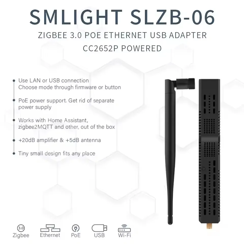 SMLIGHT SLZB-06/M/P7 3.0 Zigbee zu Ethernet, USB und – Bild 3