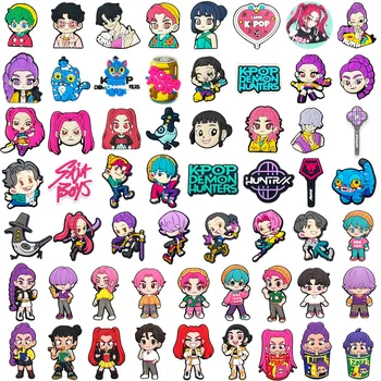 Zufällige 10-50 Stück Potdemiel-Serie Schuh-Charms für DIY-Schuhdekorationen, Schuh-Accessoires, Schuh-Pins