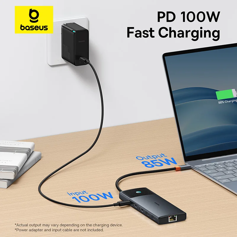 USB-C Hub 10-in-1 mit 2× HDMI 8K/4K, USB 3.2 10 Gbit/s, RJ45 – Bild 6