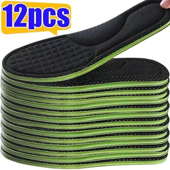 6 Paar weiche, stützende Einlegesohlen aus Memory-Schaum für Schuhe, schweißabsorbierendes