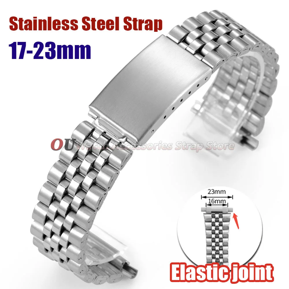 17mm 18mm 19mm 20mm 21mm 22mm 23mm Edelstahl-Uhrenarmbänder