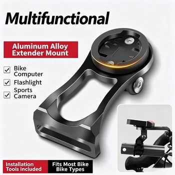 Fahrradcomputer-Kamerahalterung aus Aluminiumlegierung, Lenkerhalterung für Mountainbike und Rennrad