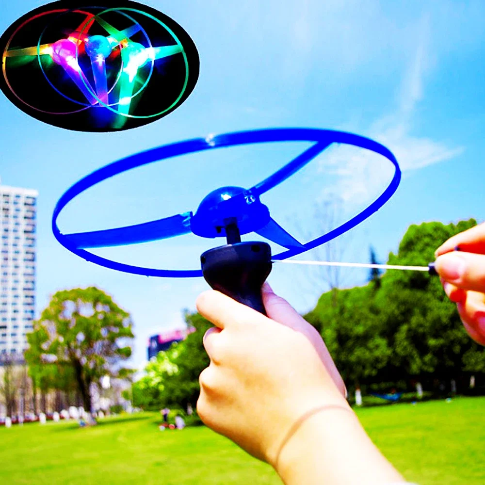 Leuchtende Fliegende Scheibe Propeller-Spielzeug – Bild 2