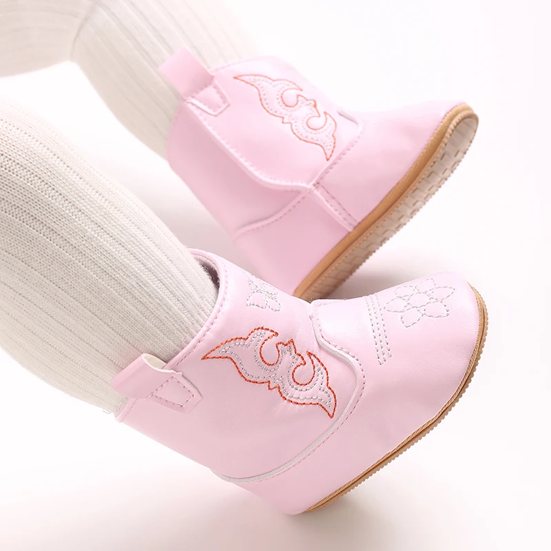 2025 Neue 0–12 Monate Babystiefel, Cowboystiefel, hohe – Bild 3