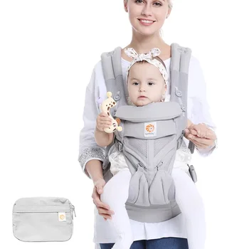 Egobaby 360° Omni Babytrage, Baumwolle, atmungsaktiv, ergonomisch, Rucksäcke, Halter, Schulter, Taillengürtel