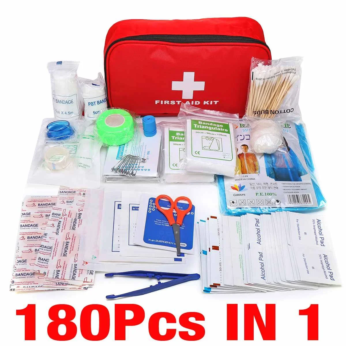 Notfall-Erste-Hilfe-Set Tragbar 16-300-teilig Überlebensset – Bild 5