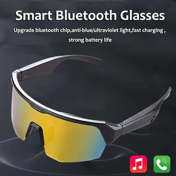 Radfahren Laufen Bluetooth Smart Brille Technologie Audio Anruf Remote Headset Sonnenbrille Sport Fahren Musik