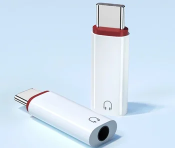 USB Typ C auf 3,5 mm Klinke Audio-Adapter USB C 3,5 mm Aux-Adapter Typ C Kopfhörer-Konverter für iPhone 15