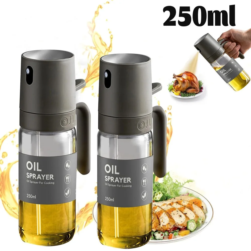 250 ml Ölsprüher, BPA-freies Speiseöl aus Borosilikatglas mit