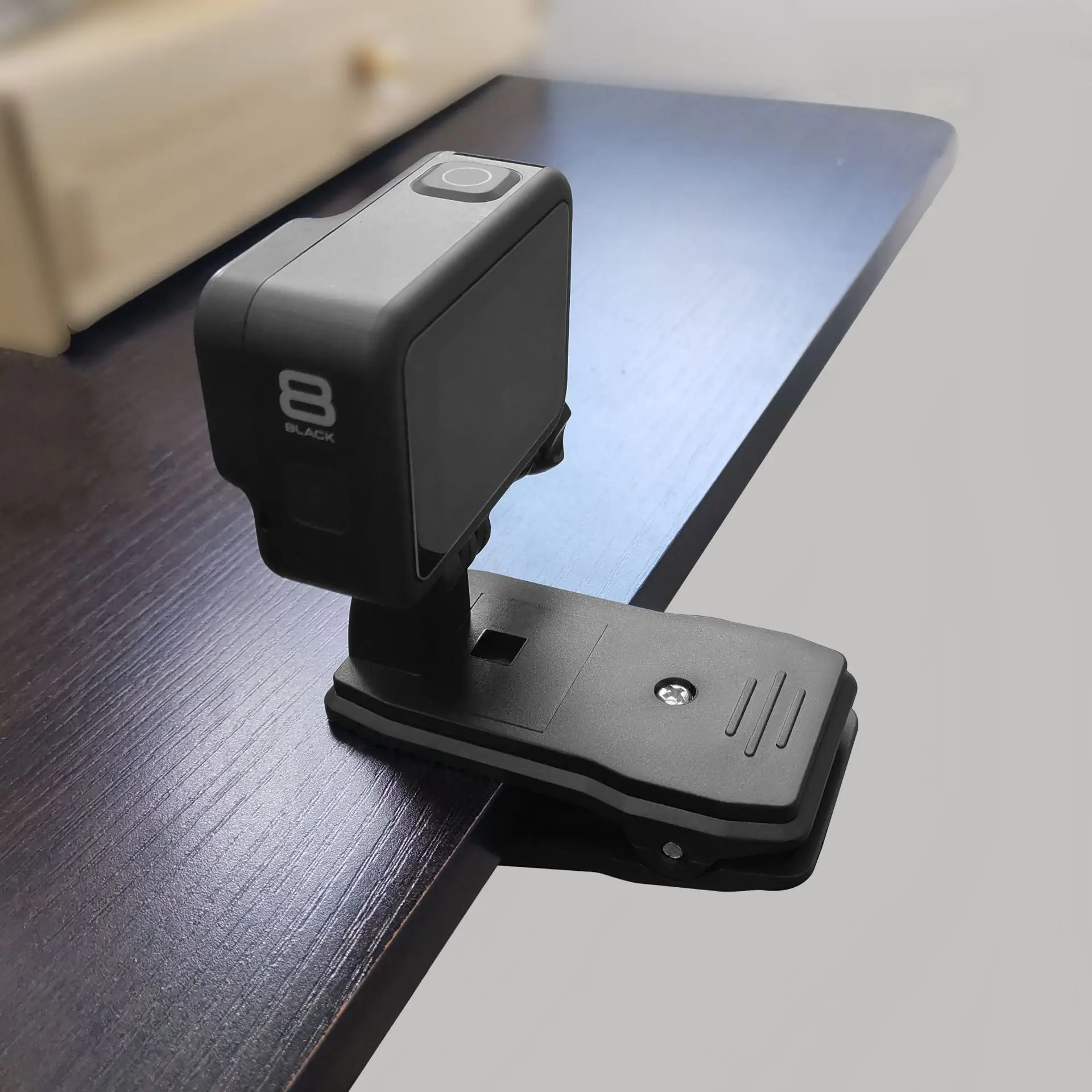 360 ° dreh Hut Gürtel Rucksack Clip Kamera Zubehör Clamp – Bild 6
